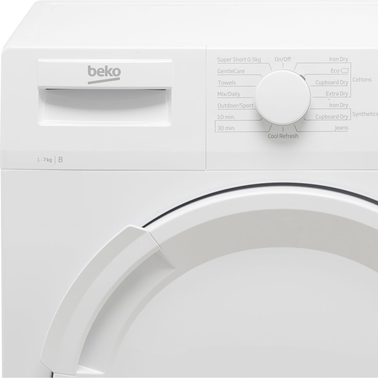 Beko 7kg Freestanding White Condenser Tumble Dryer