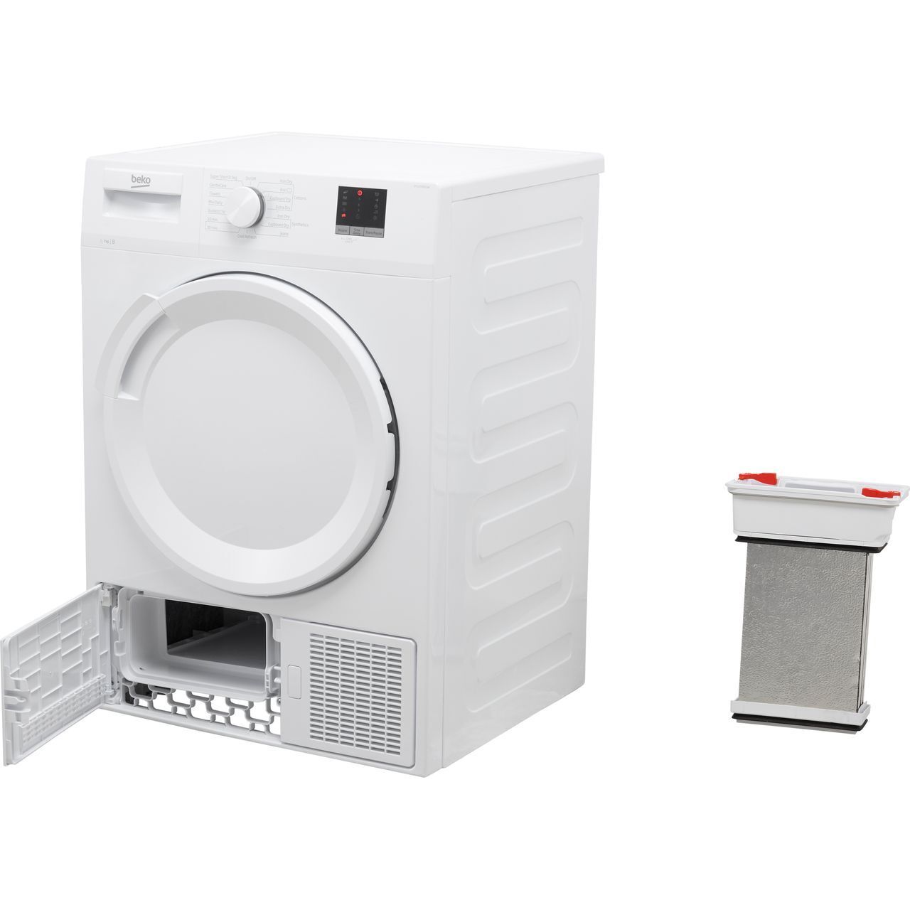 Beko 7kg Freestanding White Condenser Tumble Dryer