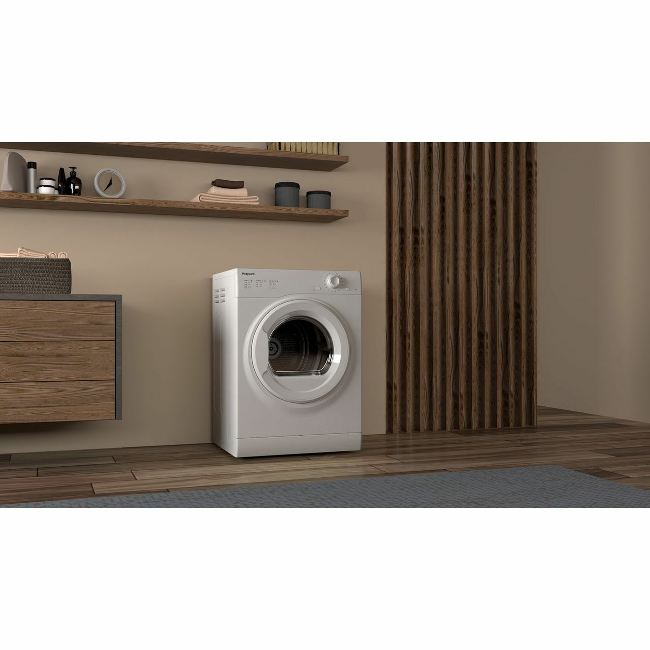 Hotpoint 8Kg Vented Tumble Dryer - White
