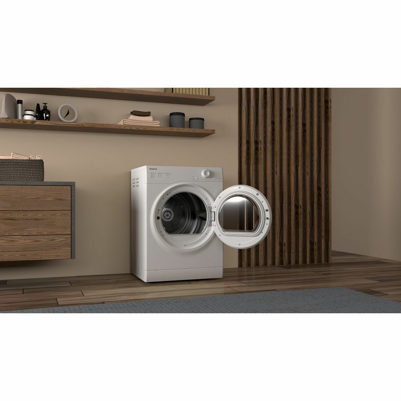 Hotpoint 8Kg Vented Tumble Dryer - White