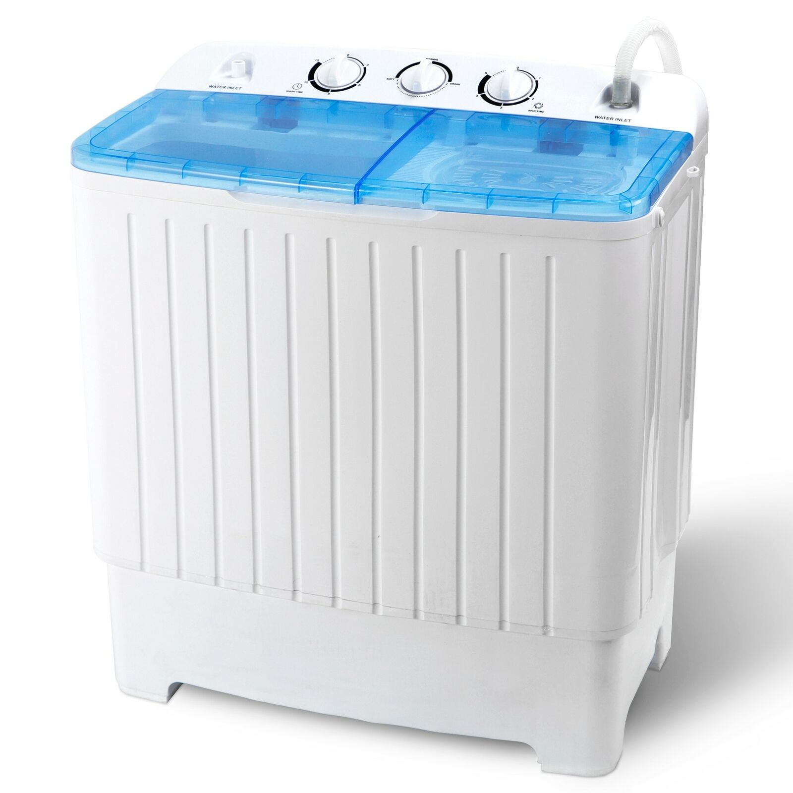 Compact Mini Twin Tub Laundry Washer & Spin Dryer