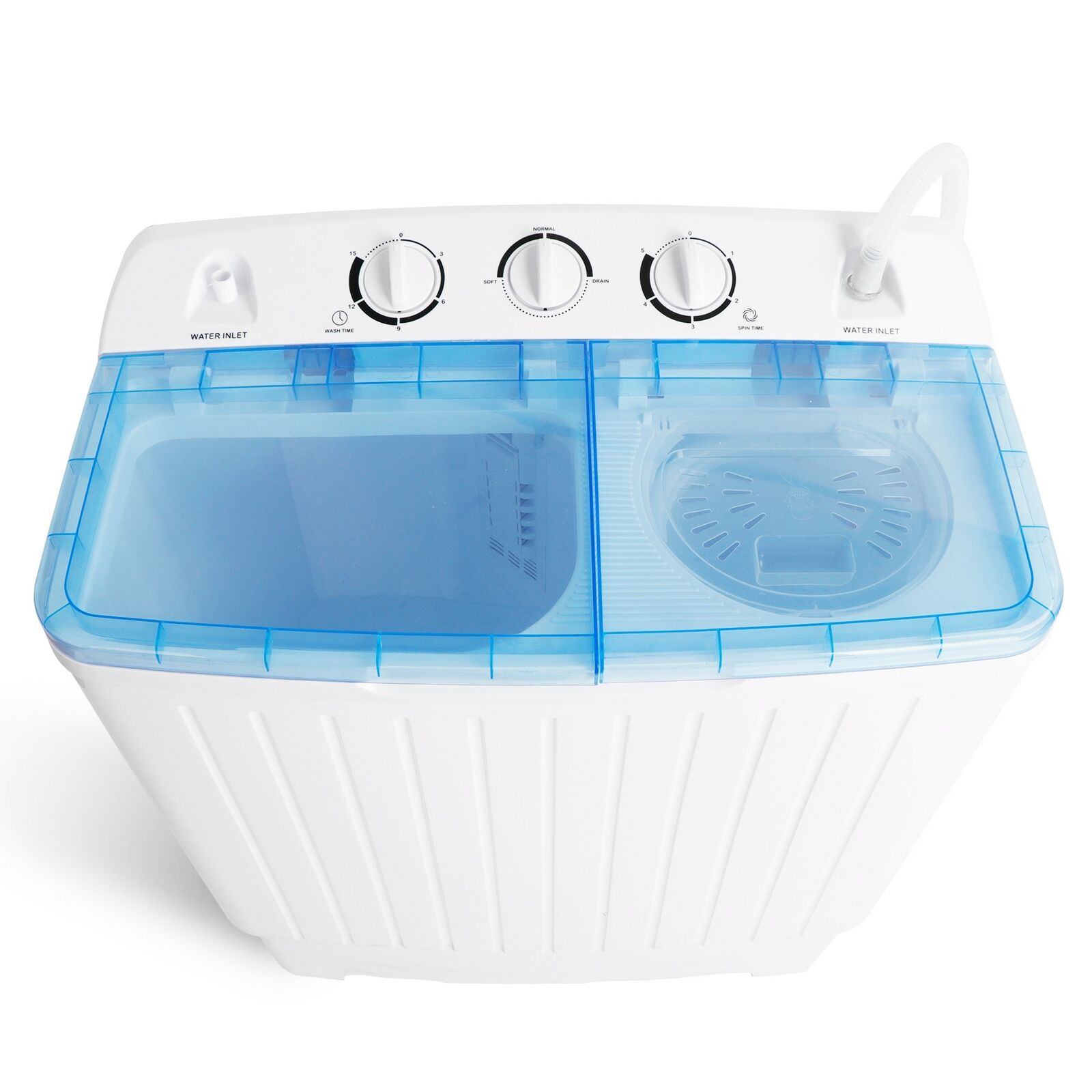 Compact Mini Twin Tub Laundry Washer & Spin Dryer