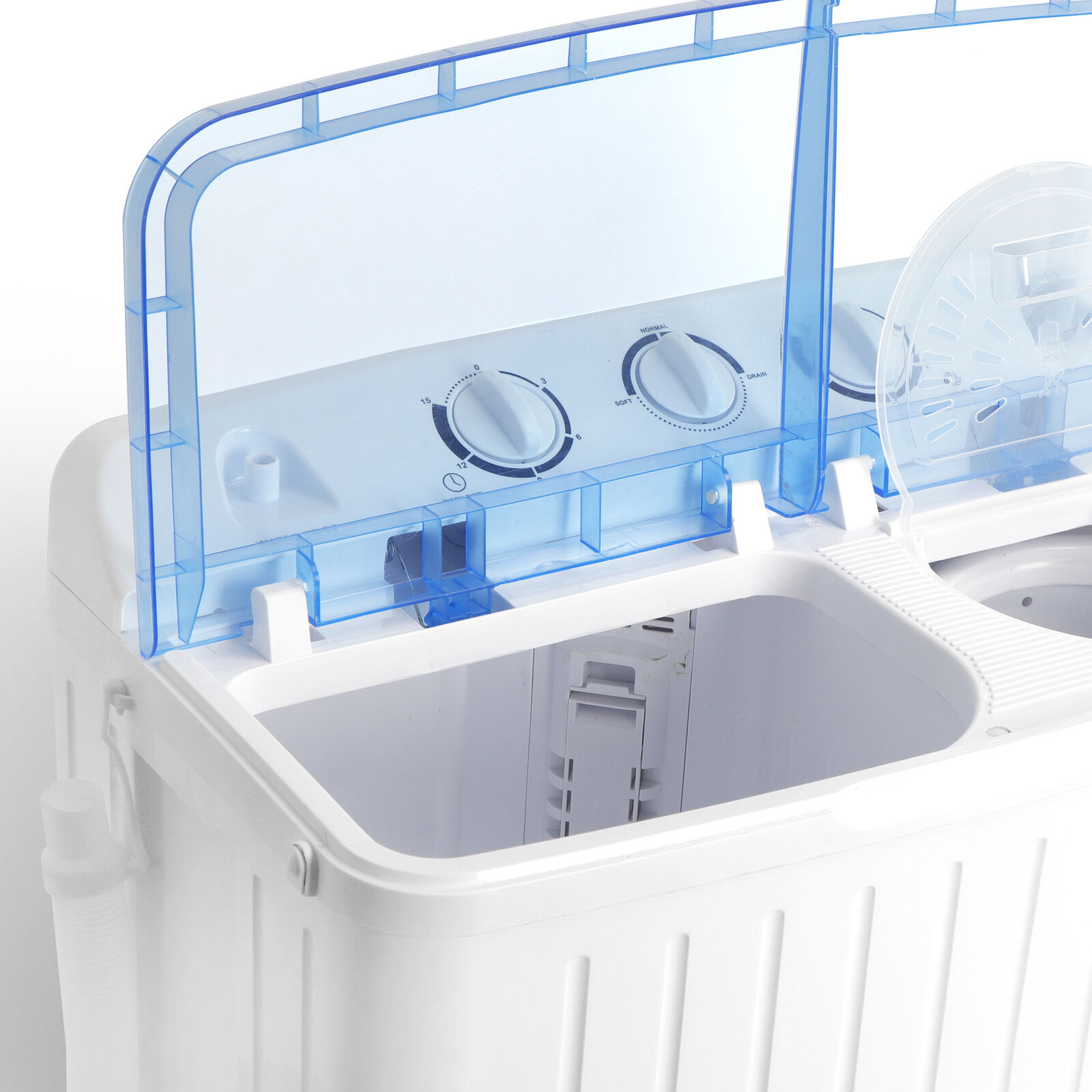 Compact Mini Twin Tub Laundry Washer & Spin Dryer