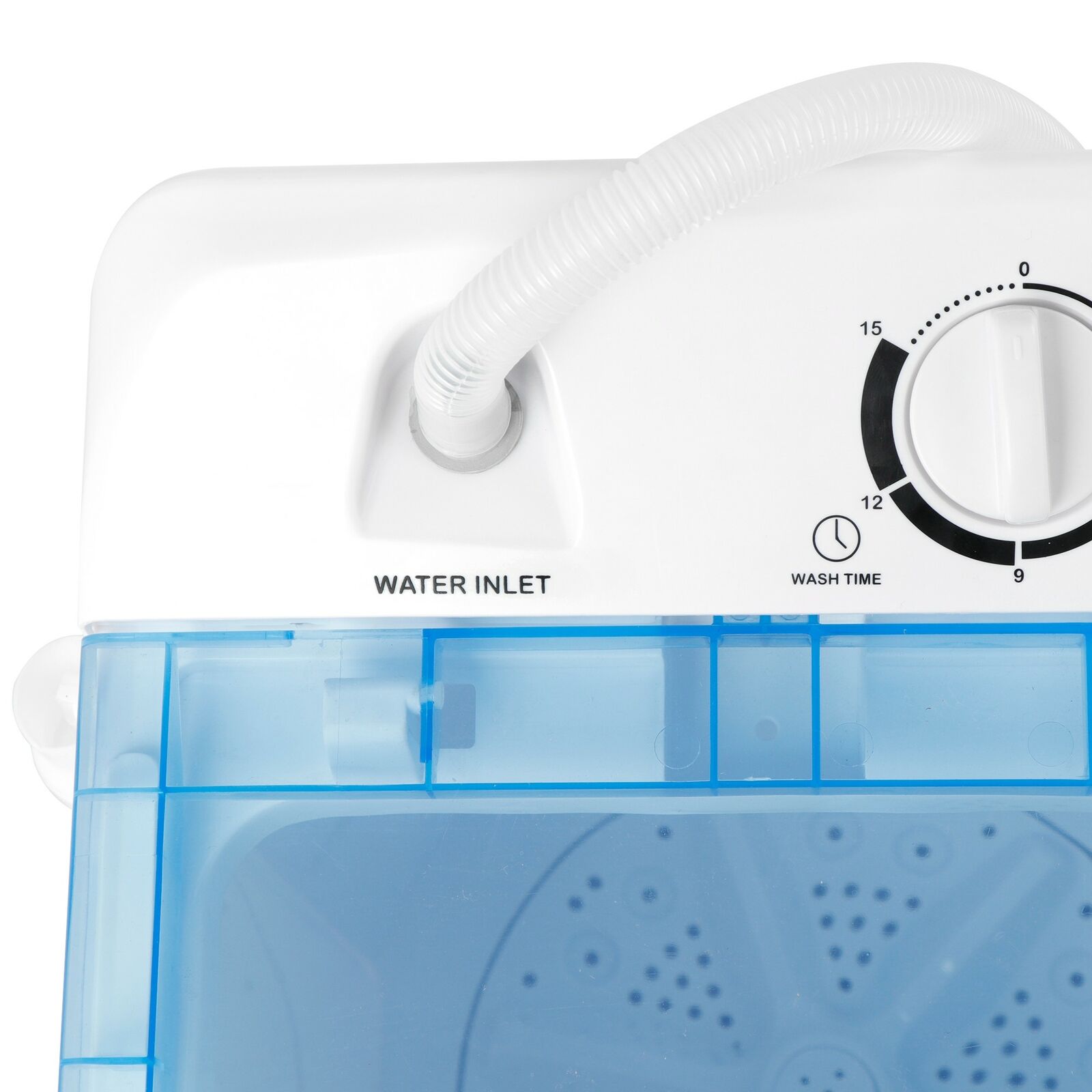 Compact Mini Twin Tub Laundry Washer & Spin Dryer