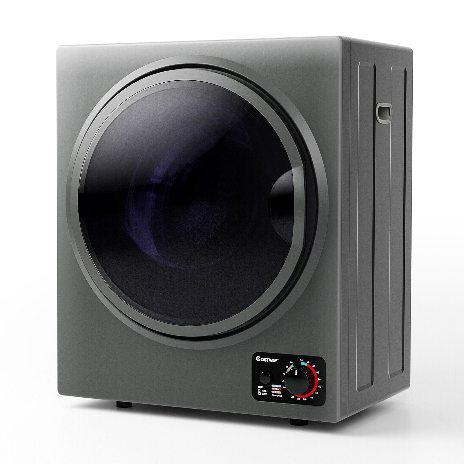 Compact Wall-Mounted Electric Laundry Dryer - 1.5 cu ft