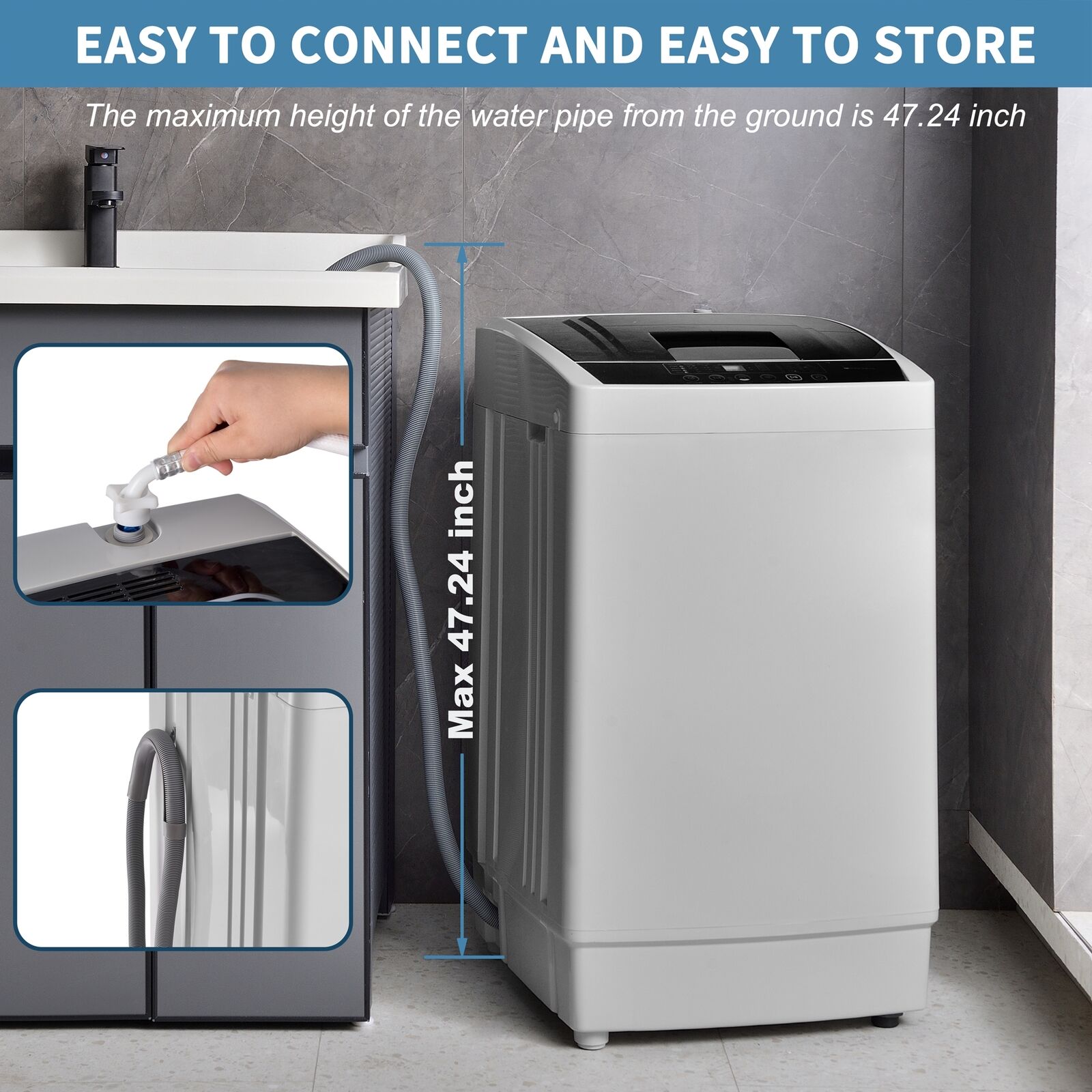 Compact Powerful Portable Full-Automatic Washing Machine