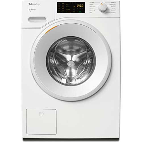 Miele WSD023 WCS 8 kg Washing Machine - Freestanding, Quiet Front-Loading Washer with 1400rpm Spin, Pre-ironing and CapDosing, A Rated Energy Efficiency, in Lotus White