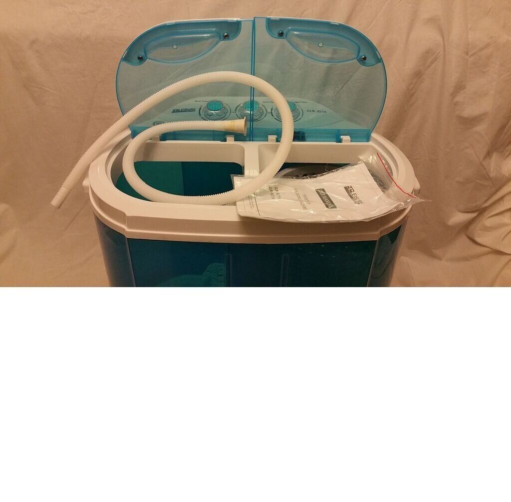 Compact Twin Tub Portable Washing Machine Dryer