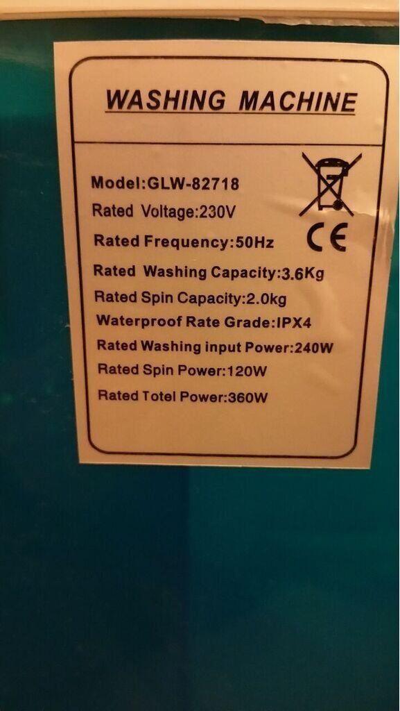 Compact Twin Tub Portable Washing Machine Dryer