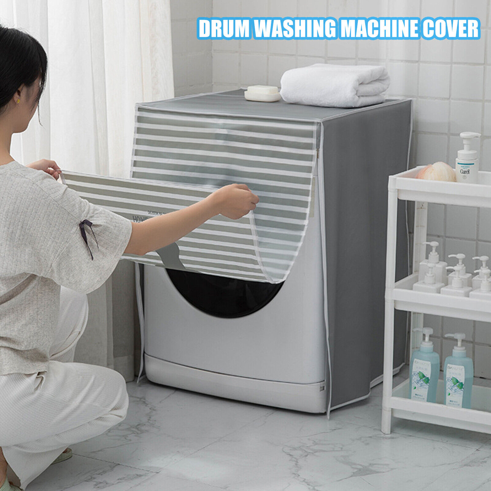 Waterproof Dust Cover for Front Loading Washing Machines