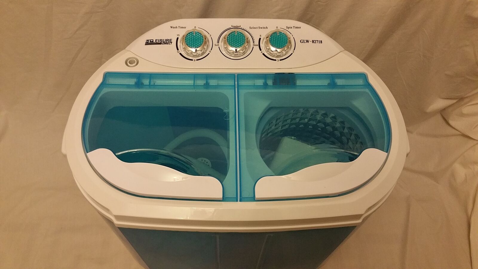 Compact Twin Tub Portable Washing Machine Dryer