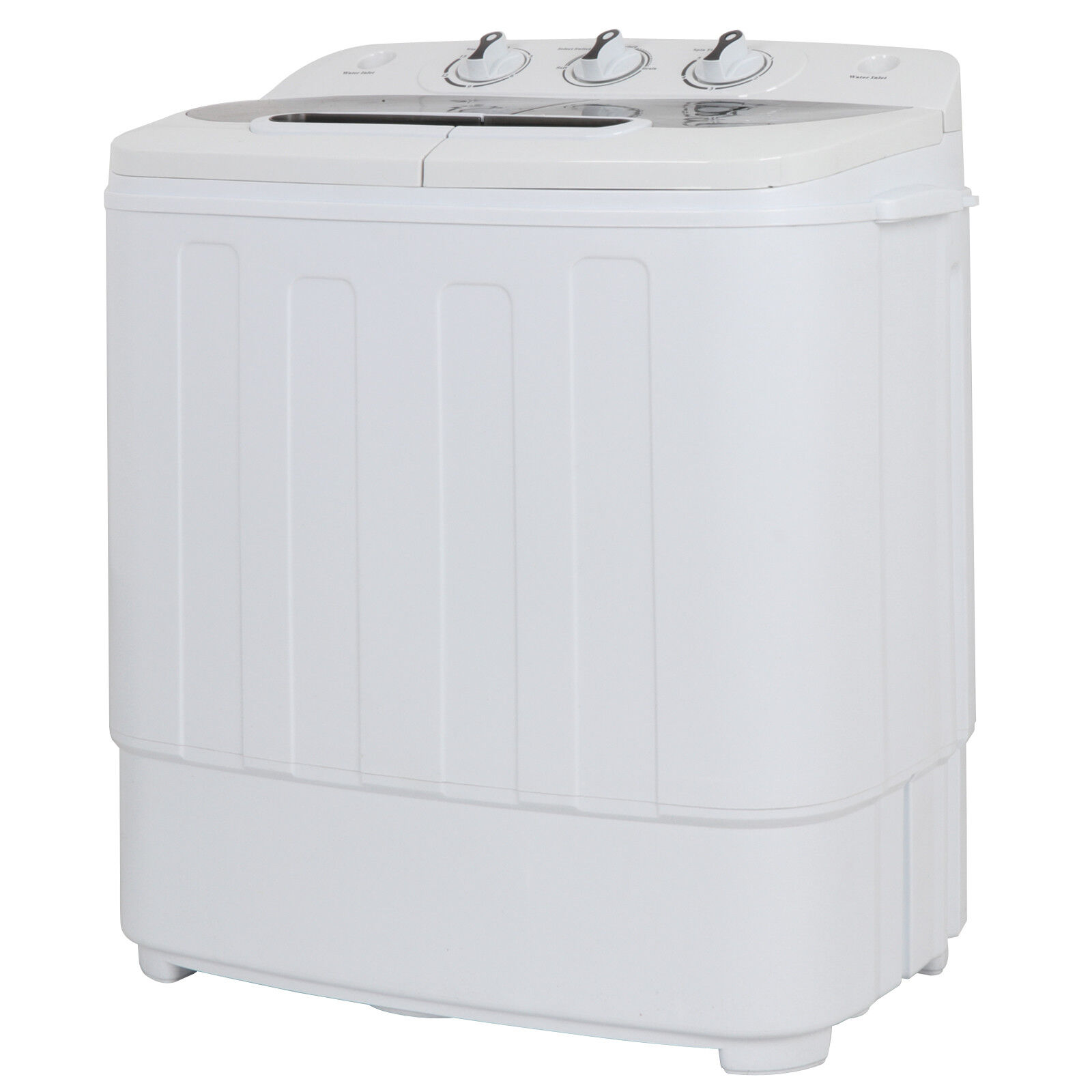 Portable Mini Washer and Dryer Combo in White