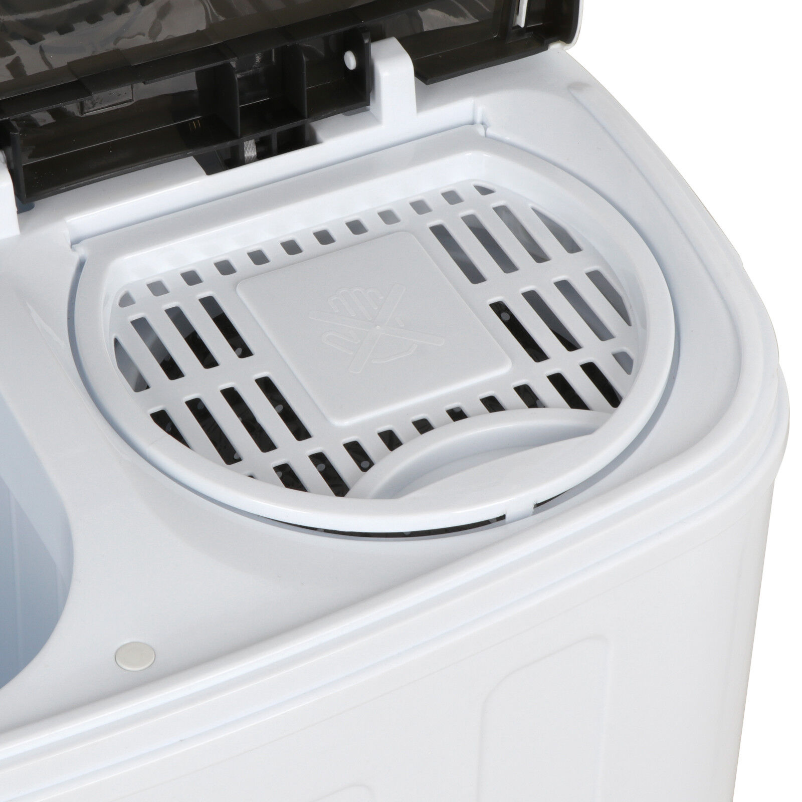 Portable Mini Washer and Dryer Combo in White