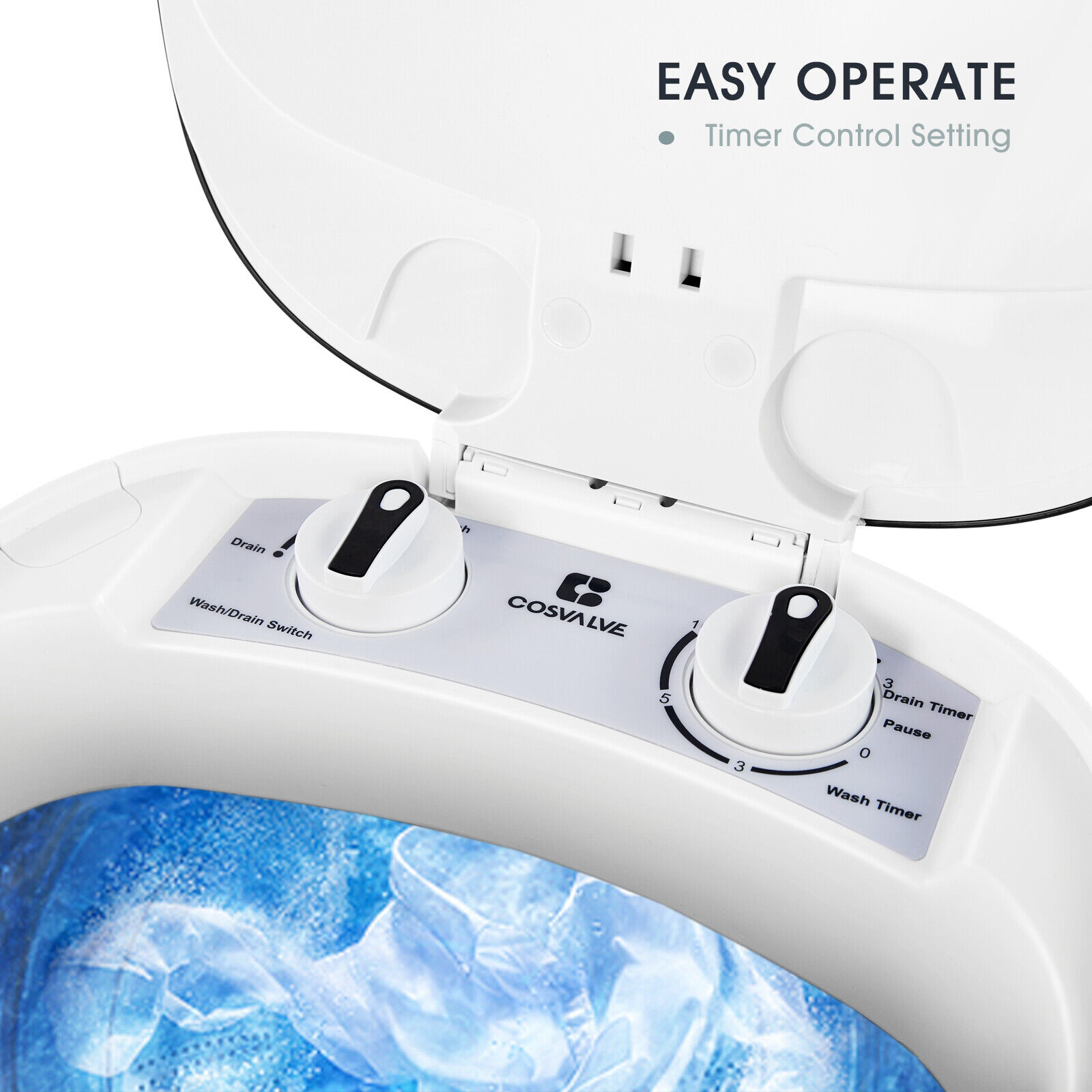 4.5kg Mini Portable Washing Machine and Spin Dryer