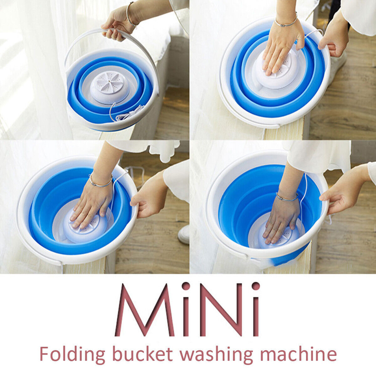Portable 3in1 Ultrasonic USB Washing Machine