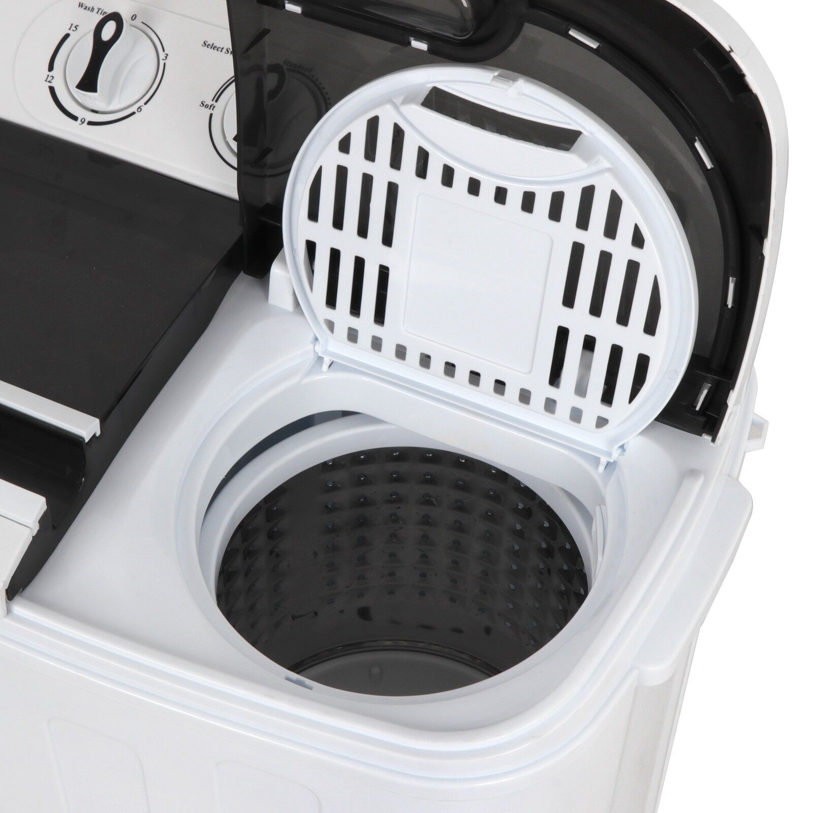 Portable Mini Washer and Dryer Combo in White