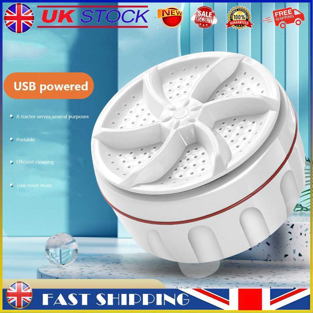 Portable Ultrasonic Mini Washing Machine for Travel