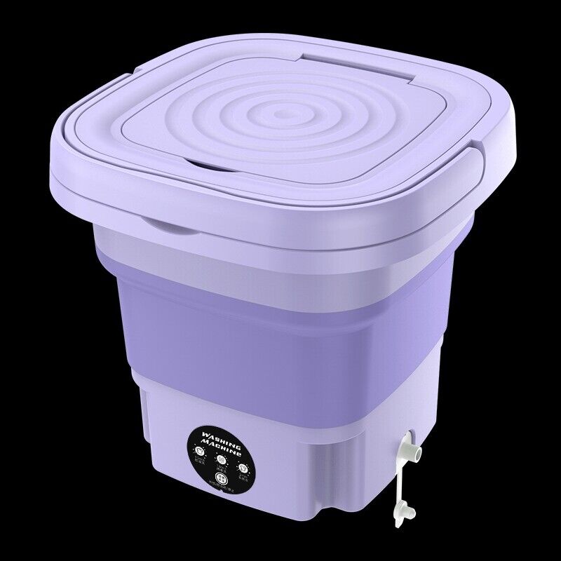 Portable 8L Foldable Washing Machine with Spin Dryer