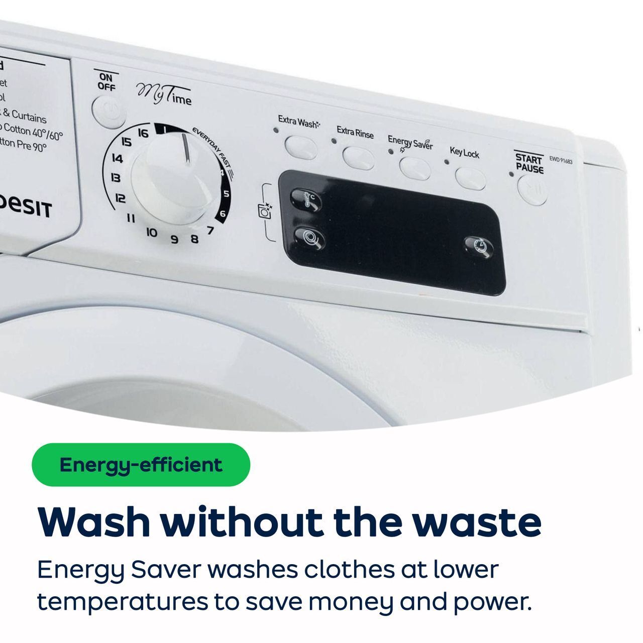 Indesit 8Kg Washing Machine 1400 rpm - White