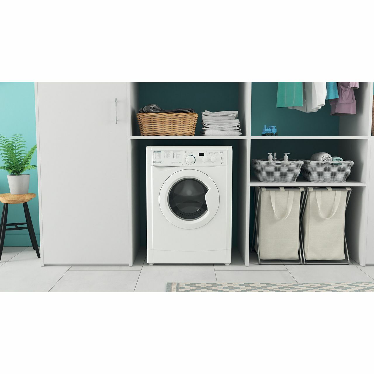 Indesit 8Kg Washing Machine 1400 rpm - White