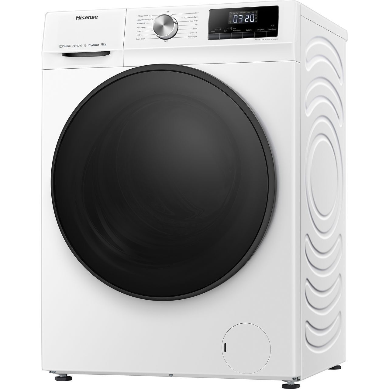 Hisense 8kg Washing Machine with Steam Function