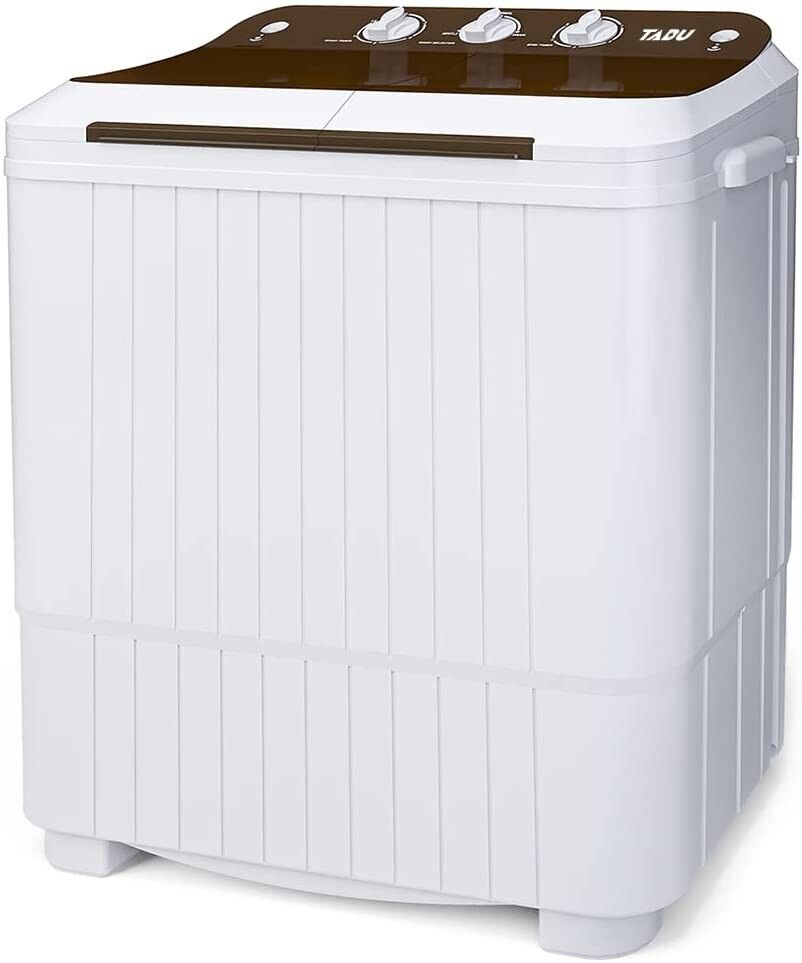 Portable Compact Twin Tub Washing Machine 16.5 lbs