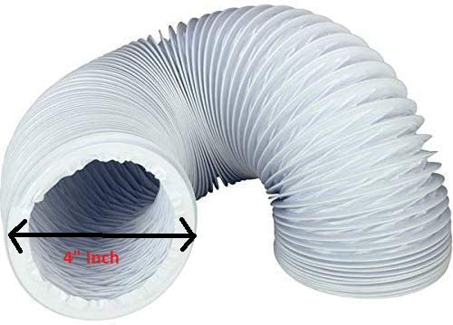 Extra Strong 4" x 2m Universal Tumble Dryer Vent Hose