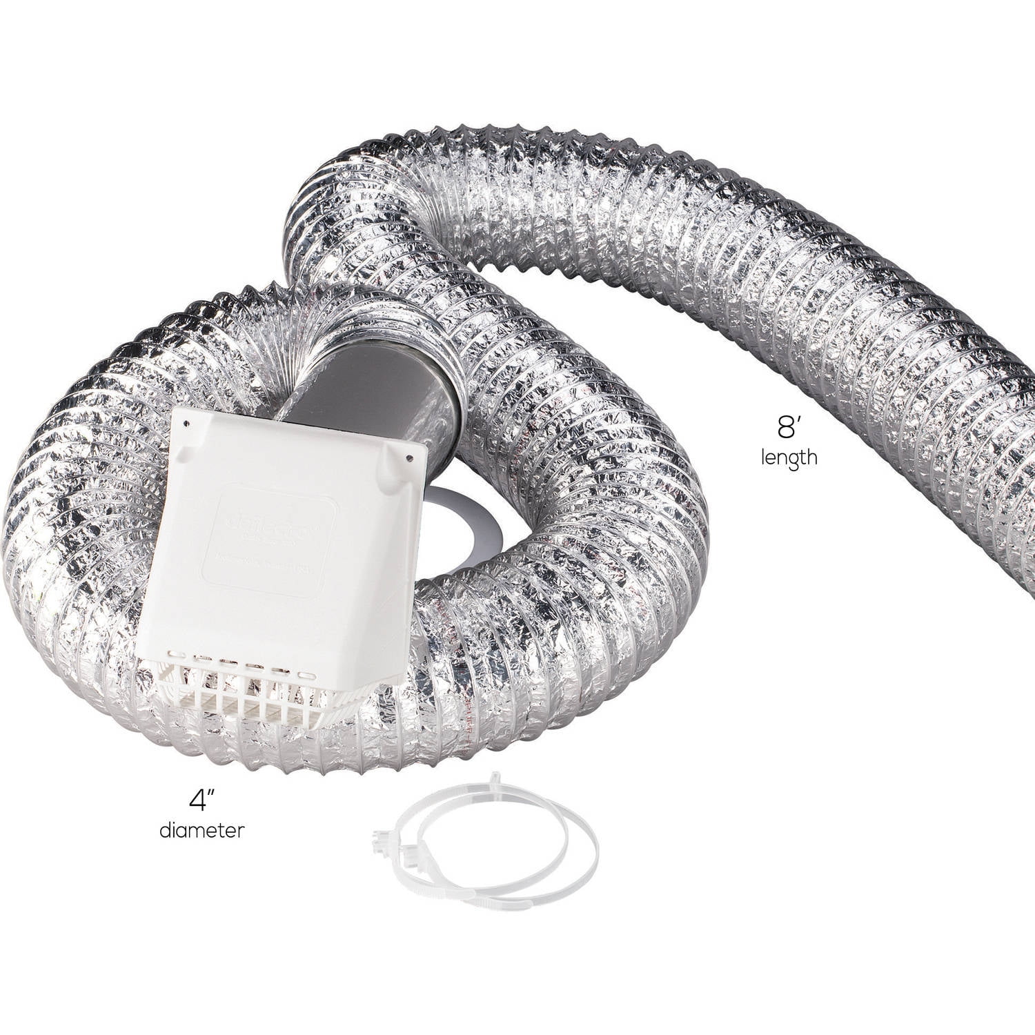 Deflecto 8 ft Supurr-Flex Dryer Vent Kit