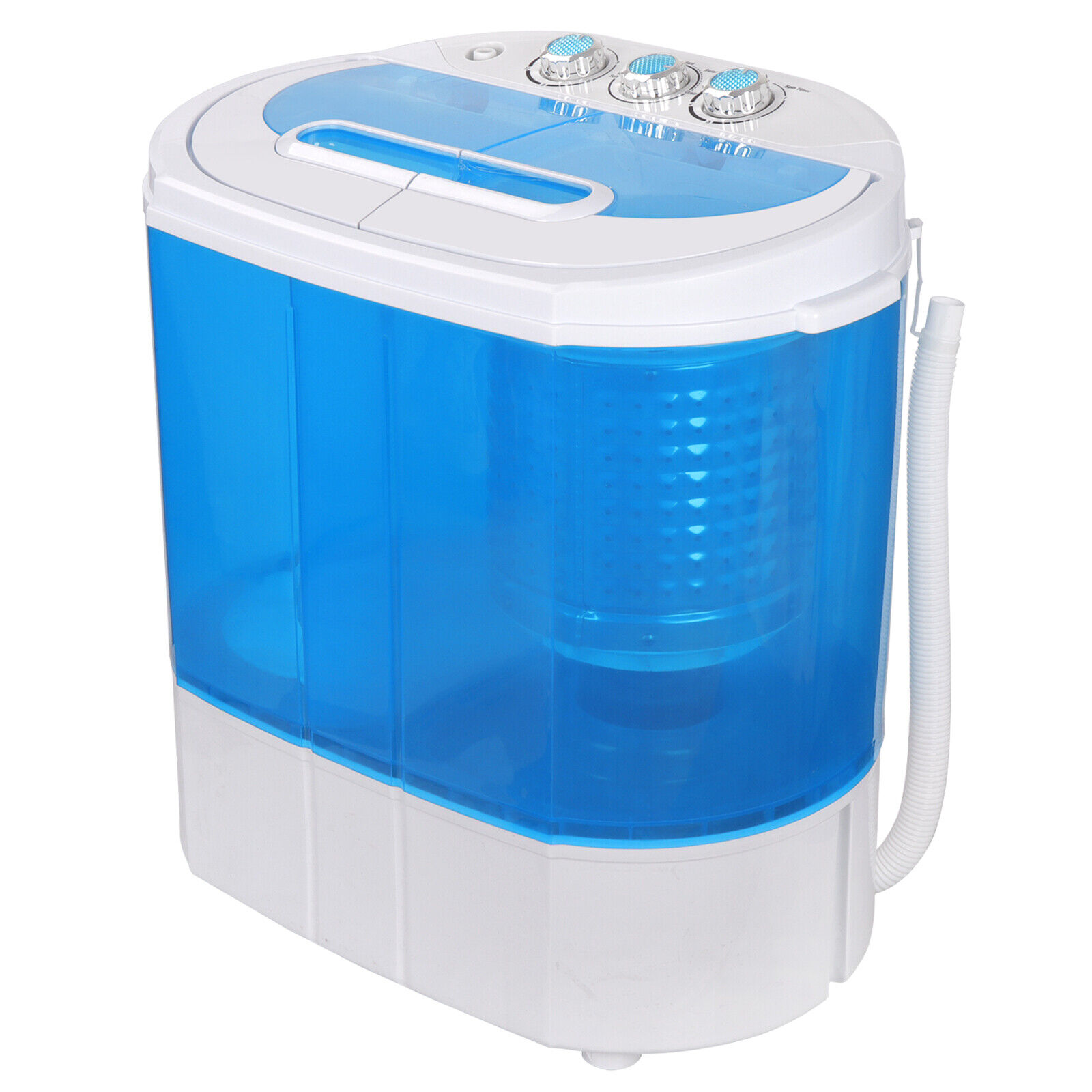 Compact Twin Tub Washing Machine with Spin Dryer