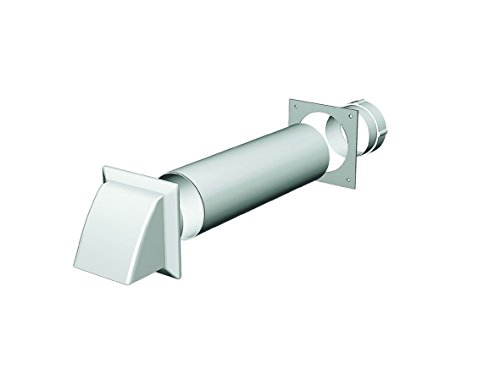 Tumble Dryer Vent Kit with White Cowl Outlet