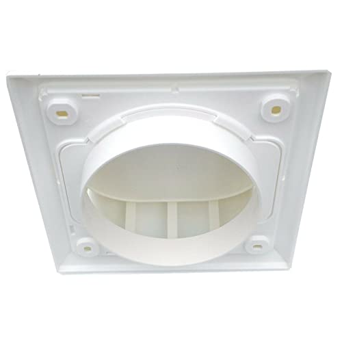 Tumble Dryer Vent Kit with White Cowl Outlet