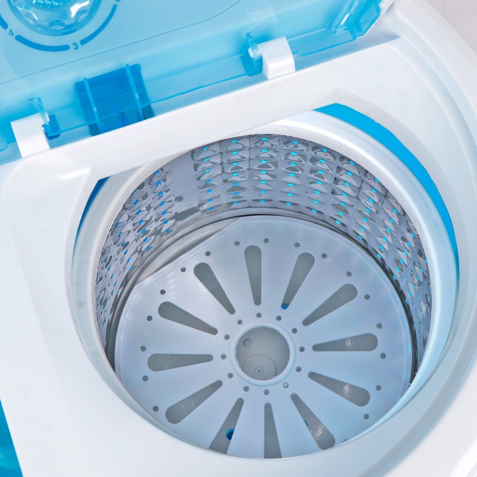 Compact Twin Tub Washing Machine with Spin Dryer