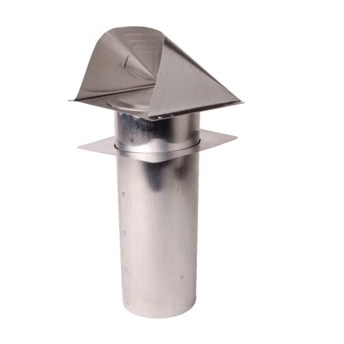 DiversiTech 650-001 4-Inch Aluminum Dryer Vent Hood