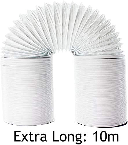 SPARES2GO 10m Extra Long Dryer Vent Hose