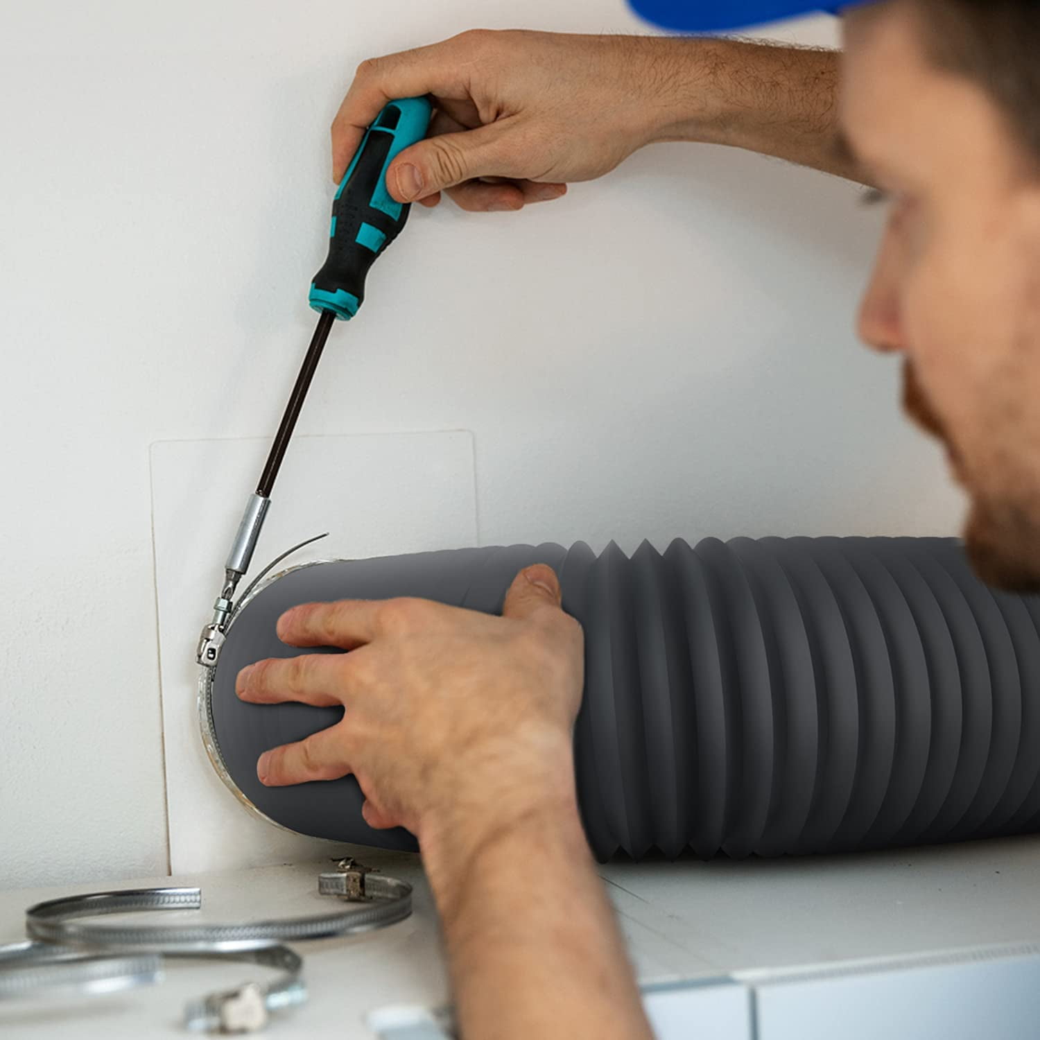 iPower 4-Inch 8-Feet Aluminum Dryer Vent Hose