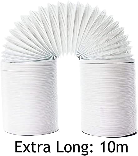 SPARES2GO 10m Extra Long Dryer Vent Hose
