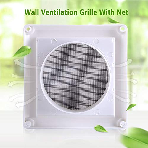 15x15cm Plastic Air Vent Grille with Flyscreen