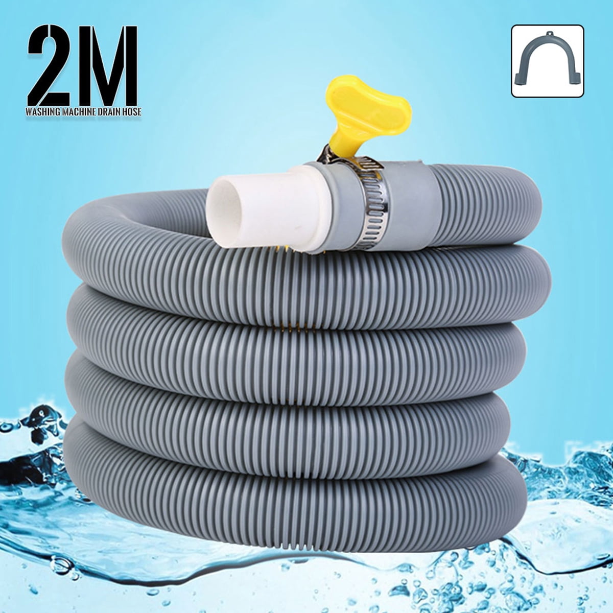 Miuline 2M Universal Washing Machine Drain Hose