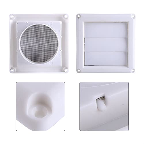 15x15cm Plastic Air Vent Grille with Flyscreen