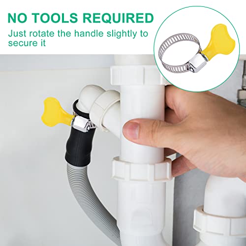 QUACOWW 1.5m Washing Machine Drain Hose Extension