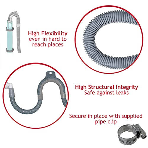 Extension Drain Hose for Hotpoint Washing Machines 1.5M