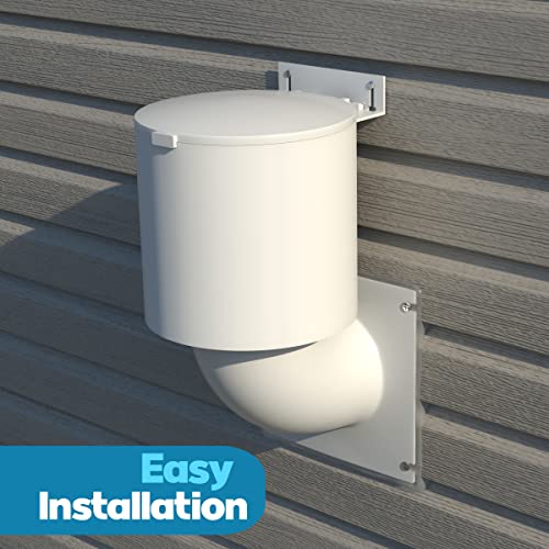 RAEFLOW 4-Inch UV-Resistant Dryer Vent Cover