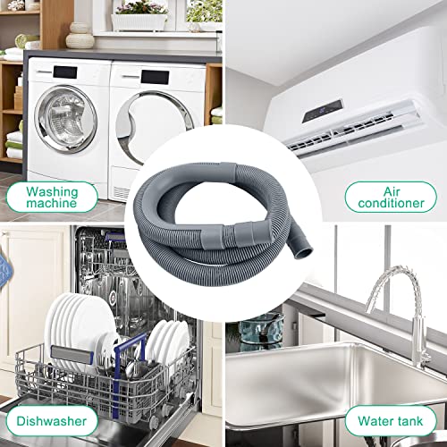 QUACOWW 1.5m Washing Machine Drain Hose Extension