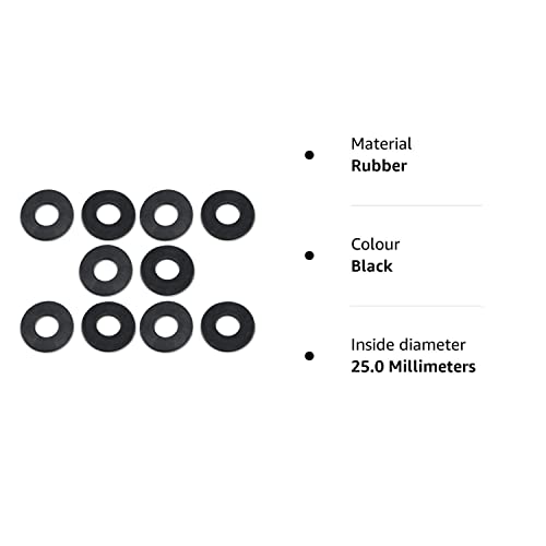 fiXte Flexible Washing Machine Hose Washers - 10 Pack