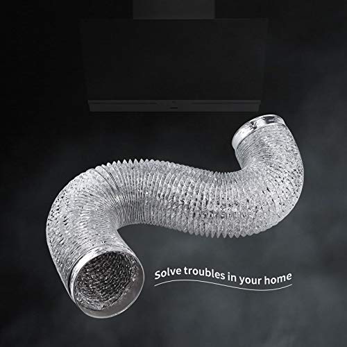 Cenipar 4-Inch Flexible Vent Hose with Clamps