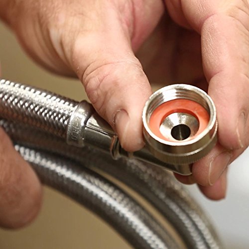 Eastman 48375 6 Ft Washing Machine Hose with Elbow