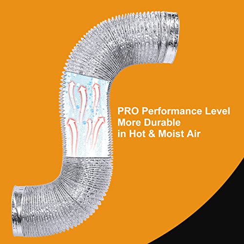 Heavy Duty Flexible Dryer Vent Duct Hose 8ft