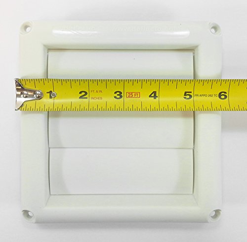 Deflecto Supurr-Vent Outdoor Dryer Vent Cover, 4