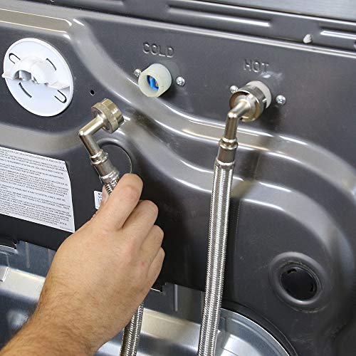 Eastman 48375 6 Ft Washing Machine Hose with Elbow