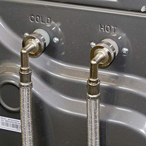 Eastman 48375 6 Ft Washing Machine Hose with Elbow